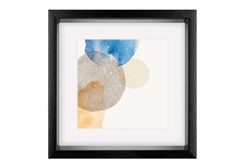 Walther Design Bilderrahmen SHEP, 40 x 40 cm, MDF, Kunstglas, Schwarz, für 1 Bilder, Ösen für Hoch-und Querformataufhängung von Walther Design