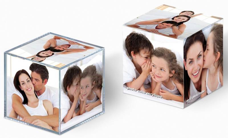 Walther Design Dekofigur Fotowürfel mit Kunstglas, Perfekt zu jedem Anlass Walther Design Dekofigur Fotowürfel mit Kunstglas, Perfekt zu jedem Anlass von Walther Design