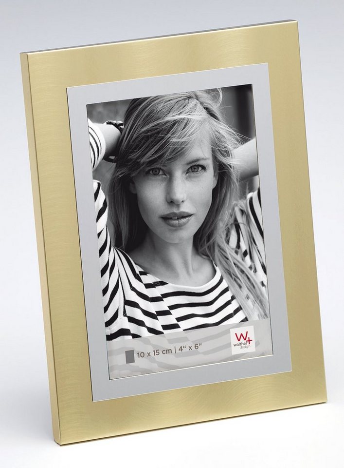 Walther Design Portraitrahmen Luan, für 1 Bilder, Samtrückwand von Walther Design