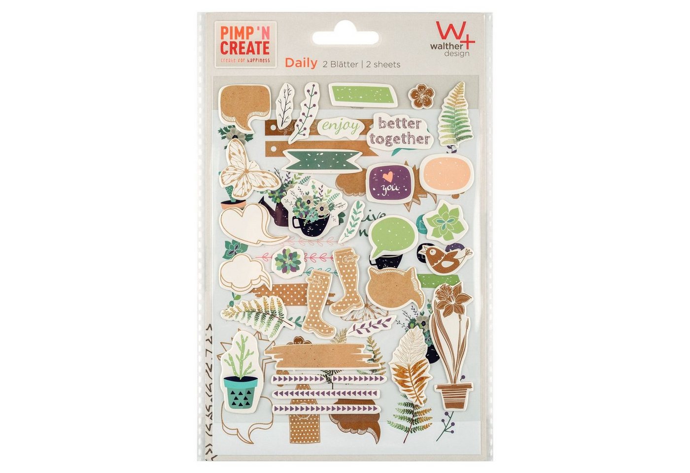 Walther Design Sticker PIMP AND CREATE, selbstklebende Sticker Walther Design Sticker PIMP AND CREATE, selbstklebende Sticker von Walther Design