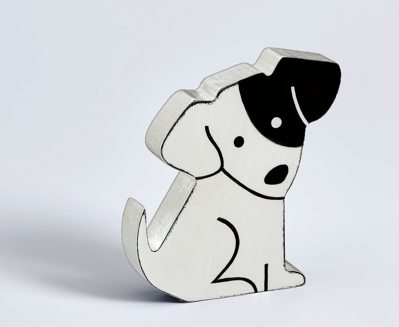Walther Design Tierfigur Cats & Dogs Dekofigur Hund in zwei Farben, Perfekt zu jedem Anlass von Walther Design