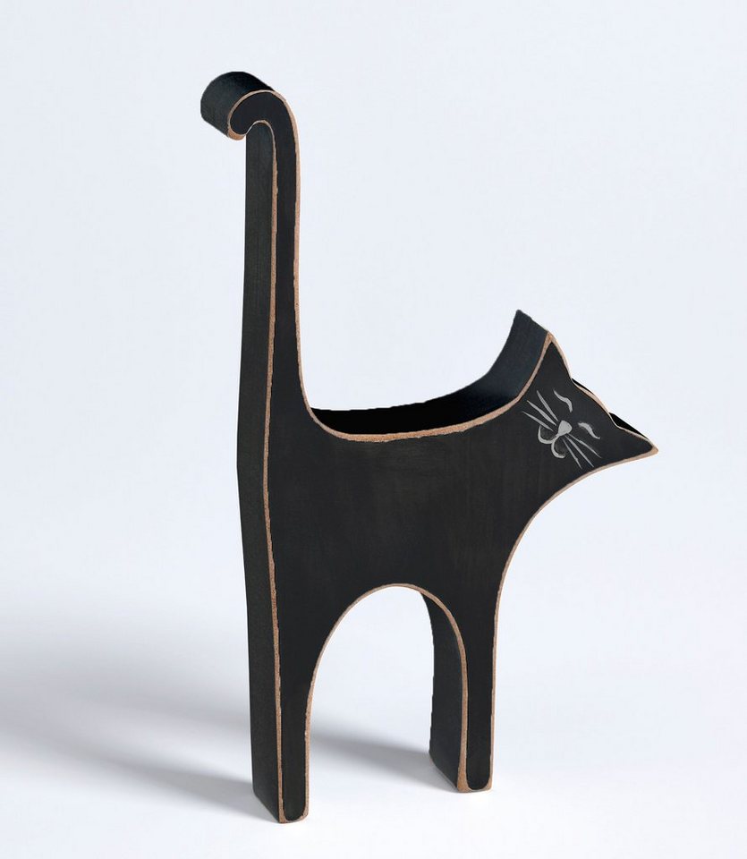 Walther Design Tierfigur Cats & Dogs Dekofigur Katze in zwei Farben, Perfekt zu jedem Anlass von Walther Design