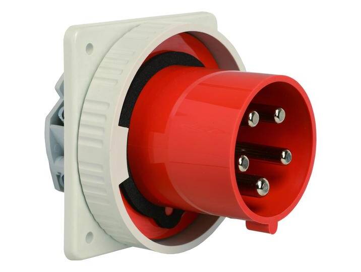 Walther Werke, Netzstecker + Netzkupplung, WAL 679 Anbaugerdtestecker 125A 5P 400V 6h IP67 (CEE 125/5) von Walther-Werke