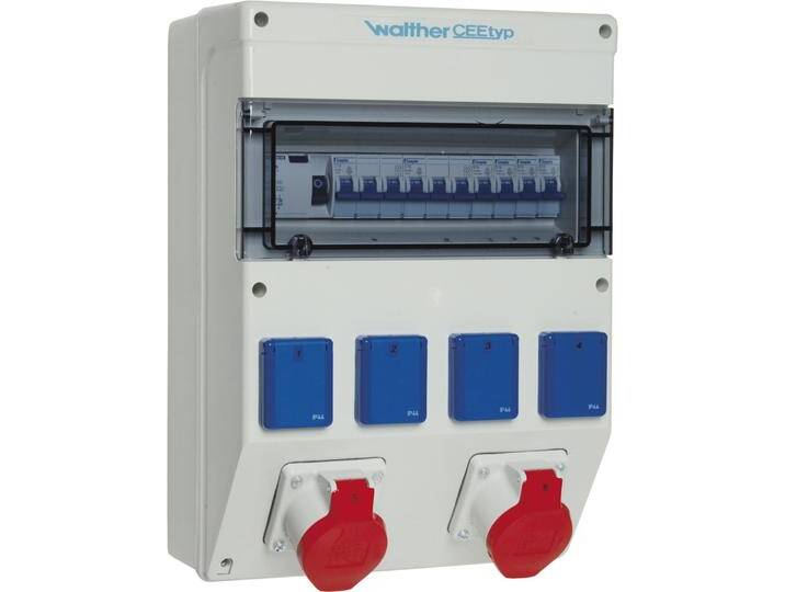 Walther Werke, Steckdose, Steckdosenkombination Walther Werke, Steckdose, Steckdosenkombination von Walther-Werke