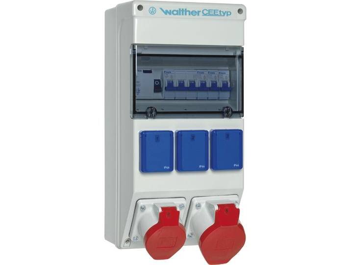 Walther Werke, Steckdose, Steckdosenkombination Walther Werke, Steckdose, Steckdosenkombination von Walther-Werke