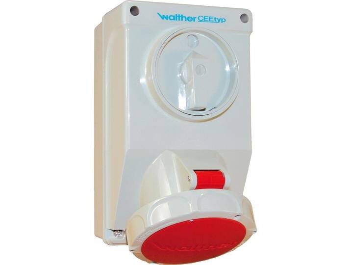 Walther Werke, Steckdose, WAL AA119 Wandsteckdose 16A 5P 400V 6h IP67 Walther Werke, Steckdose, WAL AA119 Wandsteckdose 16A 5P 400V 6h IP67 von Walther-Werke