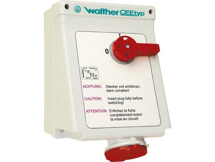 Walther Werke, Steckdose, WAL AE160 Wandsteckdose 5x63A 400V 50/60Hz 6h mit Schalter Walther Werke, Steckdose, WAL AE160 Wandsteckdose 5x63A 400V 50/60Hz 6h mit Schalter von Walther-Werke