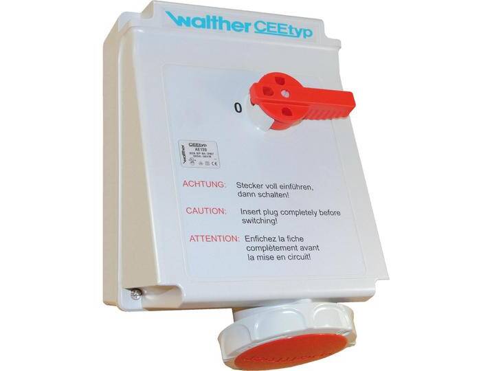 Walther Werke, Steckdose, WAL AE169406 Wandsteckdose 63A 4P 400V 6h IP67 Walther Werke, Steckdose, WAL AE169406 Wandsteckdose 63A 4P 400V 6h IP67 von Walther-Werke