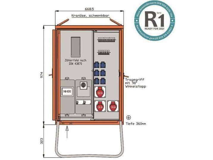 Walther Werke, Verteilerschrank Zubehör, Anschl.vert.schrank WAV0131R1 44kVA Zählerpl.RCD Typ B u.RCD Typ A 9 Walther Werke, Verteilerschrank Zubehör, Anschl.vert.schrank WAV0131R1 44kVA Zählerpl.RCD Typ B u.RCD Typ A 9 von Walther-Werke