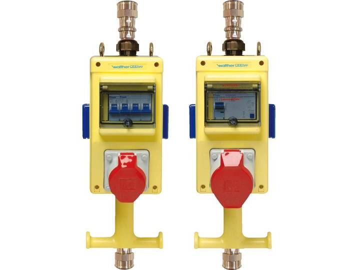 Walther Werke, Zubehör Schalterprogramm, Hängesteckdosenkombination Walther Werke, Zubehör Schalterprogramm, Hängesteckdosenkombination von Walther-Werke