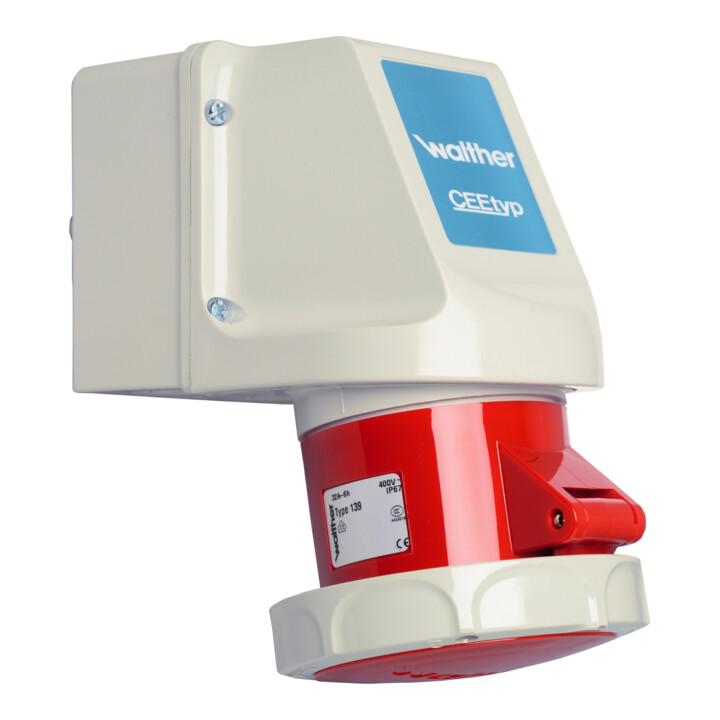 B-Ware Walther Werke Wandsteckdose Steckdose 16 A 5 P 400 V 6h Rot Ip67 119 Kunststoff B-Ware Walther Werke Wandsteckdose Steckdose 16 A 5 P 400 V 6h Rot Ip67 119 Kunststoff von Walther Werke