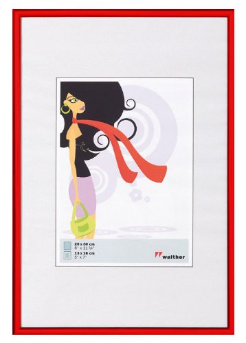 Bilderrahmen von Walther New Lifestyle Kunststoffrahmen 40x50 Rot - Normalglas 2er Pack Bilderrahmen von Walther New Lifestyle Kunststoffrahmen 40x50 Rot - Normalglas 2er Pack von Walther