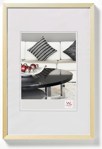 walther design Bilderrahmen gold 13 x 18 cm Aluminium Chair Alurahmen AJ318G von walther design