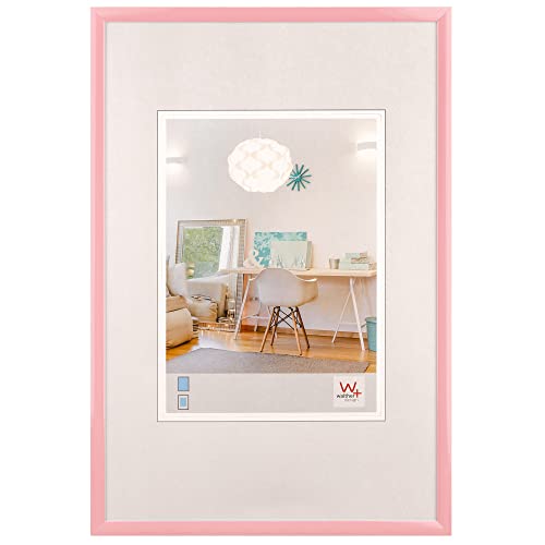 walther design Bilderrahmen rosa 15 x 20 cm New Lifestyle Kunststoffrahmen KV520Q von walther design