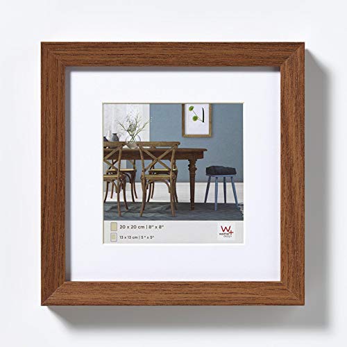 walther design EF220P Fiorito Holzrahmen 20x20 cm, Eiche dunkel von walther design
