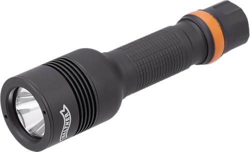 Walther Hunting Flashlight C1 Taschenlampe, 1000 Lumen, Jagd-Taschenlampe mit Weiß- und Rotlicht, inkl. Batterien CR123,Batterieadapter, Holster, Handschlaufe und Ersatzdichtung von Walther