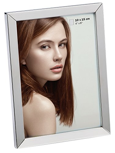 walther design Bilderrahmen silber 10 x 15 cm Nora Portraitrahmen ID015S von walther design