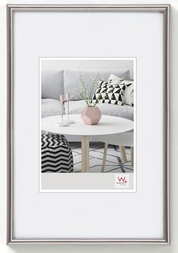 walther design Bilderrahmen stahl 30 x 45 cm Galeria Kunststoffrahmen KD045H von walther design