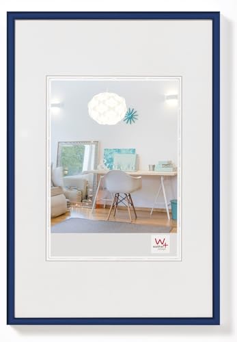 walther design Bilderrahmen blau 40 x 50 cm New Lifestyle Kunststoffrahmen KV050L von walther design