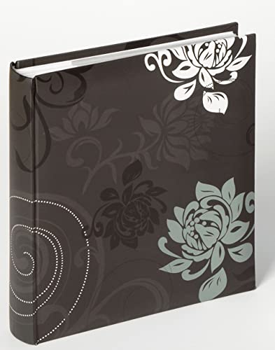 walther design Fotoalbum schwarz 200 Fotos 11,5 x 15,5 cm Memo-Einsteckalbum Grindy ME-201-B von walther design