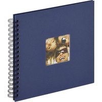 walther+ design SA-108-L Spiralalbum (B x H) 26cm x 25cm Blau 40 Seiten von walther+ design