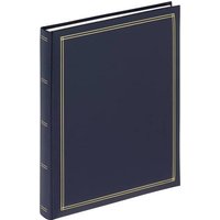 walther+ design SK-124-L Fotoalbum (B x H) 26cm x 30cm Blau 30 Seiten von walther+ design