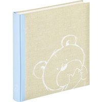 walther+ design UK-151-L Fotoalbum (B x H) 28cm x 30.5cm Beige, Blau 50 Seiten von walther+ design