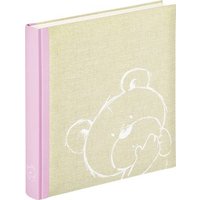 walther+ design UK-151-R Fotoalbum (B x H) 28cm x 30.5cm Beige, Rosa 50 Seiten von walther+ design