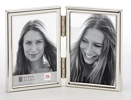 walther design Bilderrahmen silber 2X 6x9 cm Chloe Portraitrahmen WD269S von walther design