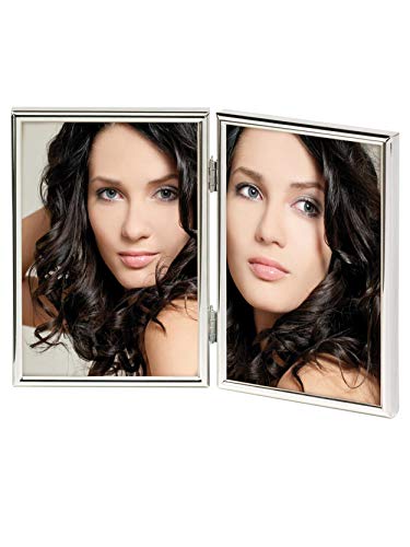 walther design Bilderrahmen silber 2X 10x15 cm Chloe Portraitrahmen WD215S von walther design