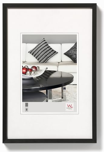 walther design Bilderrahmen schwarz 15 x 20 cm Aluminium Chair Alurahmen AJ520B von walther design