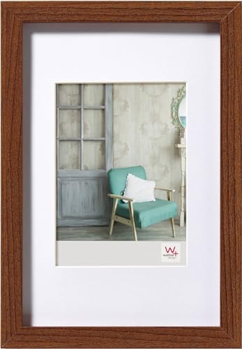 walther design Bilderrahmen nussbaum 13 x 18 cm Stockholm EA318N von walther design