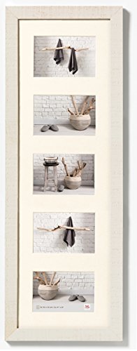 walther design Bilderrahmen cremeweiss 5X 10x15 cm Galerie mit Passepartout, Home Holzrahmen HO515W walther design Bilderrahmen cremeweiss 5X 10x15 cm Galerie mit Passepartout, Home Holzrahmen HO515W von walther design