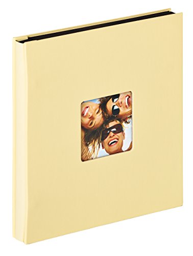 walther design Fotoalbum creme 400 Fotos 10x15 cm Einsteckalbum mit Cover-Ausstanzung, Fun EA-110-H von walther design