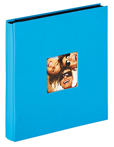 walther design Fotoalbum oceanblau 400 Fotos 10x15 cm Einsteckalbum mit Cover-Ausstanzung, Fun EA-110-U von walther design