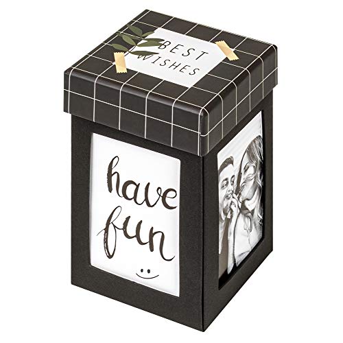 walther design Aufbewahrungsboxen schwarz 7,6 x 11 cm Fotogeschenkbox Surprise, Explosionsbox FB-280-B von walther design