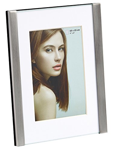 walther design Bilderrahmen silber 10 x 15 cm mit Passepartout, Mette Portraitrahmen IM015S walther design Bilderrahmen silber 10 x 15 cm mit Passepartout, Mette Portraitrahmen IM015S von walther design