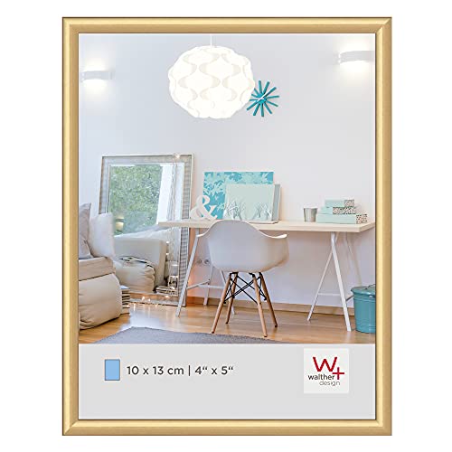 walther design Bilderrahmen gold 10 x 18 cm New Lifestyle Kunststoffrahmen KV118G von walther design
