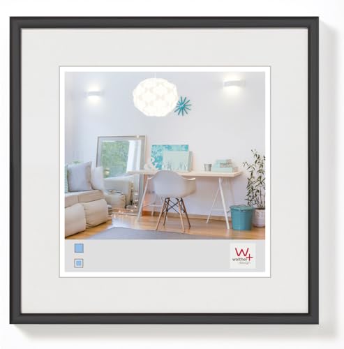 walther design Bilderrahmen schwarz 20 x 20 cm New Lifestyle Kunststoffrahmen KV220B walther design Bilderrahmen schwarz 20 x 20 cm New Lifestyle Kunststoffrahmen KV220B von walther design