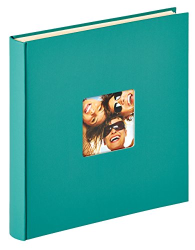 walther design Fotoalbum petrolgrün 33 x 34 cm Selbstklebealbummit Cover-Ausstanzung, Fun SK-110-K von walther design