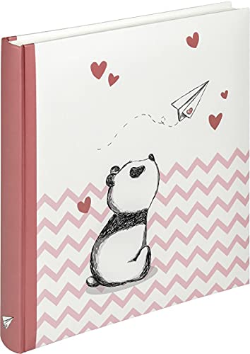 walther design Fotoalbum rosa 28 x 30,5 cm Babyalbum, Baby Little Panda UK-281-R von walther design