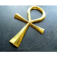 Ankh, Nilschlüssel, Kreuz Des Lebens, Ägypten, Magie, Schutz, Altar, Messing von WaltrautvonRoda