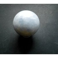 Kugel, Edelstein Quarz, Blauquarz, Hellblau, Deko Kugel, Edelstein Quarz, Blauquarz, Hellblau, Deko von WaltrautvonRoda