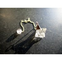 Pendel, Bergkristall, Merkaba, Metall, Schamane, Wicca Pendel, Bergkristall, Merkaba, Metall, Schamane, Wicca von WaltrautvonRoda