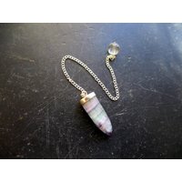 Spitzpendel, Fluorit, Silber, Bunt, Wicca, Esoterik, Magie, Pendel Spitzpendel, Fluorit, Silber, Bunt, Wicca, Esoterik, Magie, Pendel von WaltrautvonRoda