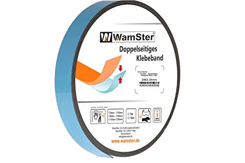 WamSter - Doppelseitiges Klebeband Zierleistenband (25mm) von WamSter