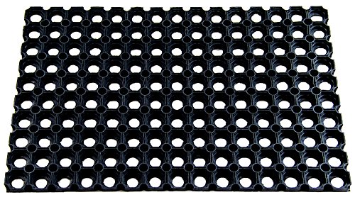 Wamat Professionelle Türmatte Gummimatte Fußmatte Fußabtreter Schuhabtreter äußerst robust 22mm - 5 Größen (40 cm x 60 cm) von Wamat