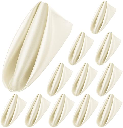 Wambere 12 Stück Stoffservietten Servietten Quadratisch,Wiederverwendbare Napkins Cloth,Waschbare Servietten Stoff,Tischdekoration für Indoor Outdoor Partys Hochzeit Geburtstag Familie,Beige,30x30cm Wambere 12 Stück Stoffservietten Servietten Quadratisch,Wiederverwendbare Napkins Cloth,Waschbare Servietten Stoff,Tischdekoration für Indoor Outdoor Partys Hochzeit Geburtstag Familie,Beige,30x30cm von Wambere