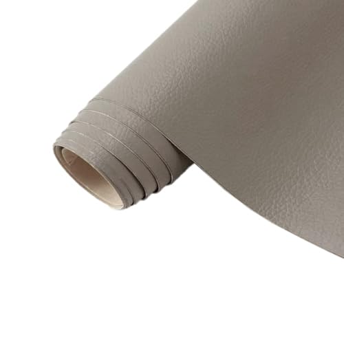 2 Stück Kunstleder Selbstklebend Lederflicken Selbstklebend Leder Reparatur Selbstklebend Leder Patch Kunstleder Flicken Lederaufnäher für Autositze Sofas Möbel Taschen,Grau,20x30cm von Wambere