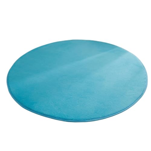Runder Teppich aus Korallensamt,Rutschfester Waschbare Hundeteppich,Schlafzimmer Teppich,Flur Teppich Duschvorleger Fussmatten,für Esszimmer Schlafzimmer Bettvorleger Wohnzimmer,Himmelblau,120cm Runder Teppich aus Korallensamt,Rutschfester Waschbare Hundeteppich,Schlafzimmer Teppich,Flur Teppich Duschvorleger Fussmatten,für Esszimmer Schlafzimmer Bettvorleger Wohnzimmer,Himmelblau,120cm von Wambere